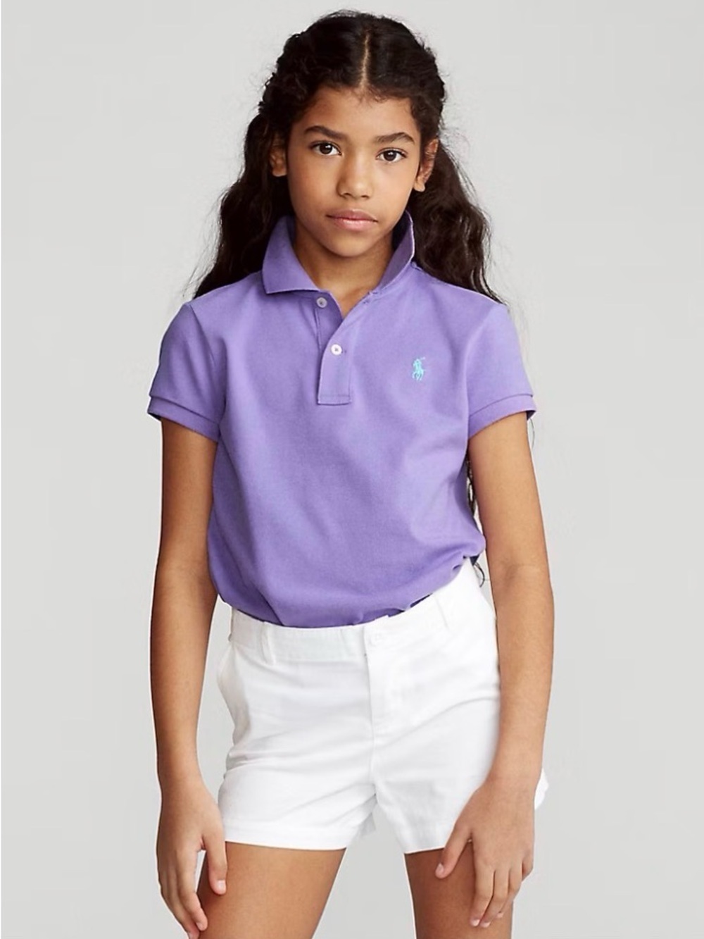 Ralph Lauren Lavender Girls Polo Shirt
